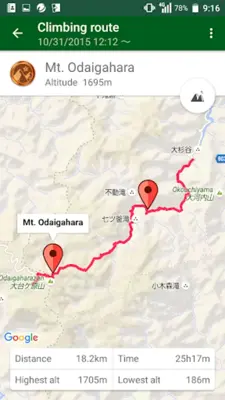 Mountain Collector android App screenshot 6